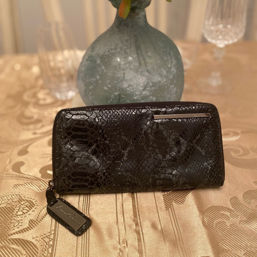 Kenneth Cole faux snake skin wallet